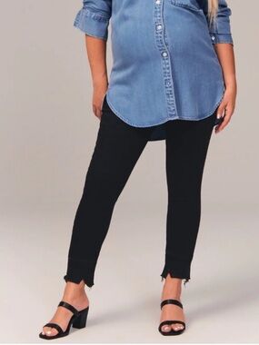 Maternity Abercrombie & Fitch Black Skinny Jeans